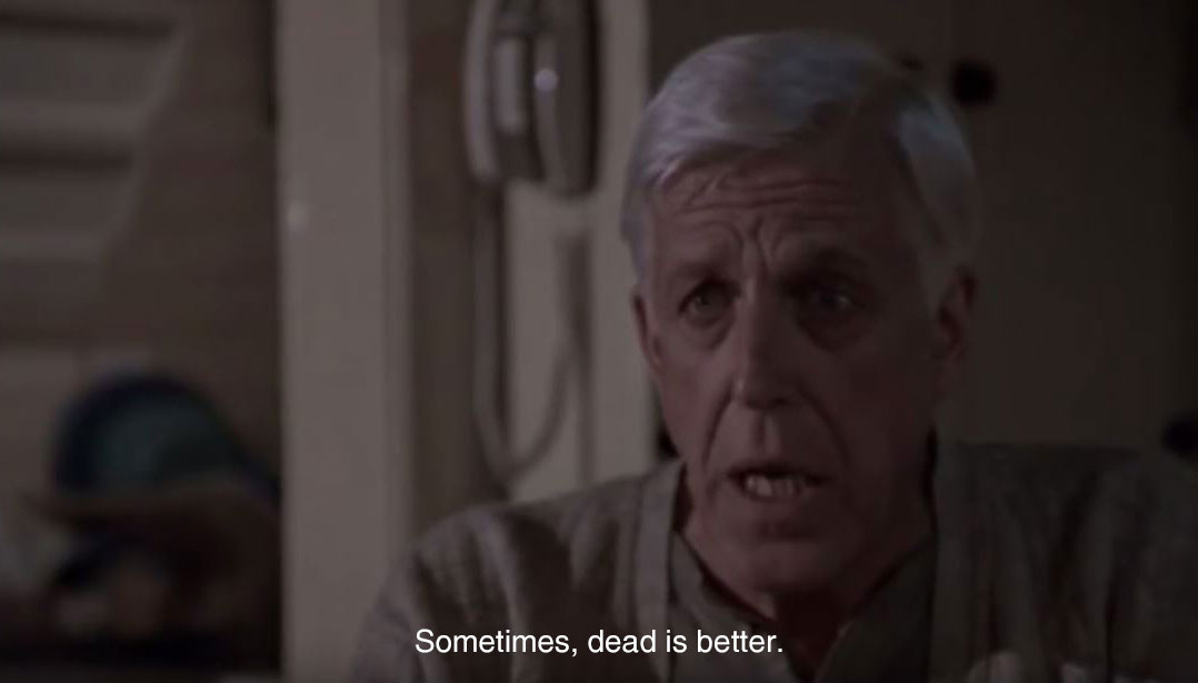 Sometimes, dead is better Jud Crandall Simetierre 1989